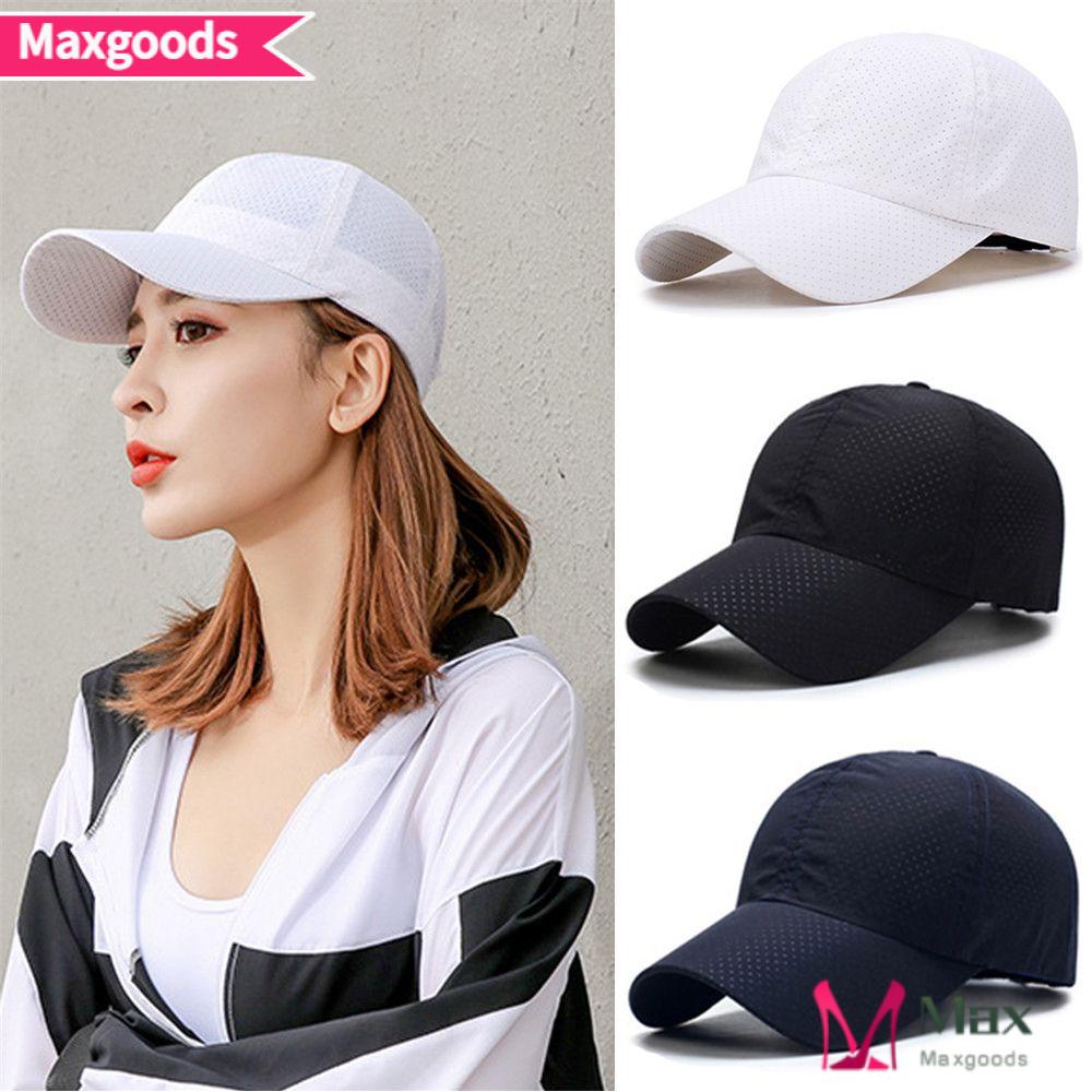 MAX=&gt; Outdoor Sports Baseball Cap Men Women Golf Tennis Cap Sun Hat Fashion Running Quick Dry Hiking Camping Breathable/Multicolor