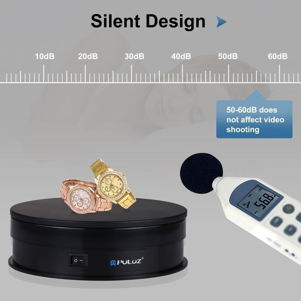 BTLIMER Giá Đỡ Trưng Bày Điện Tử USB Xoay 360 Độ 15cm