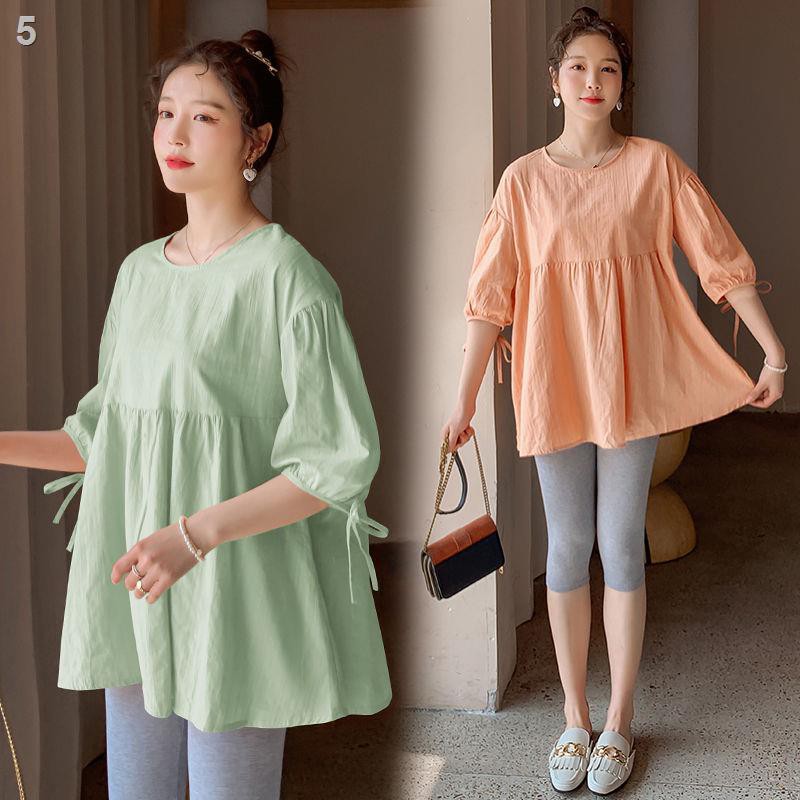 Váy bà bầu mùa hè Phù hợp với mạng thời trang người nổi tiếng kiểu áo tây cao cấp đi chơi không diện đồ hai dâyA