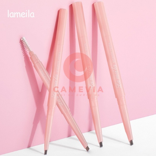 Chì Kẻ Mày Hàn Quốc Vỏ Hồng 2 Đầu Siêu Mịn Không Thấm Nước Lâu Trôi Lameila Innisfree Eyebrown Km14 Camevia | BigBuy360 - bigbuy360.vn