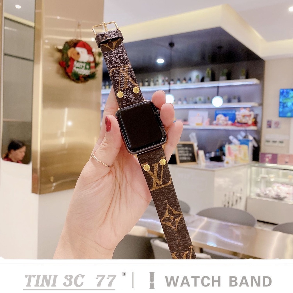 Dây đeo da cho đồng hồ Apple IWatch 7 / 6 / 5 / 4 / 3 /SE 44mm / 40mm / 42mm / 38mm / 41mm / 45mm