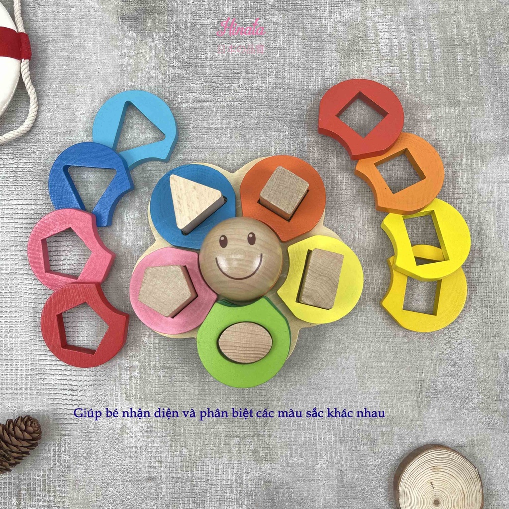 Đồ chơi gỗ HINATA - Giúp phát triển thị giác cho trẻ DC19