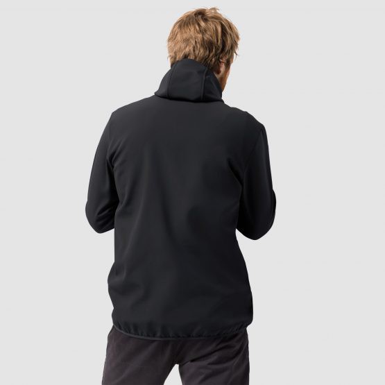 Áo khoác softshell Jack Wolfskin Essential peak black 1305821 size M, XXL