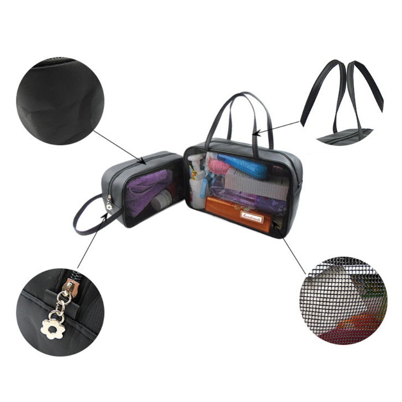 Túi Lưới Đựng Đồ Trang Điểm Tiện Lợi Khi Đi Du Lịch Giá Đỡ