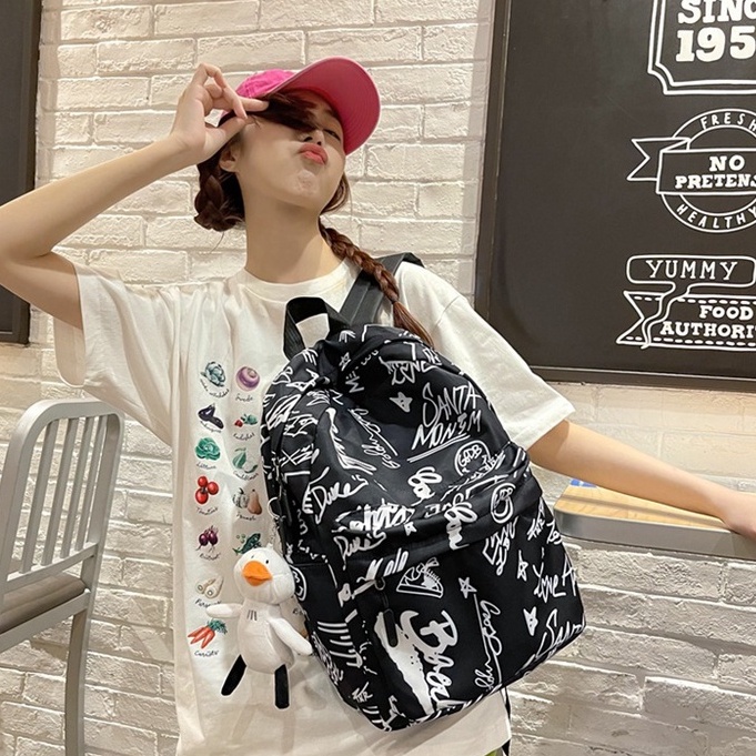 Balo Đi Học Nữ 𝑭𝑹𝑬𝑬𝑺𝑯𝑰𝑷  Nam Unisex Balo Thời Trang Màu Sắc Basic Chống Thấm Nước Đựng Vừa Laptop