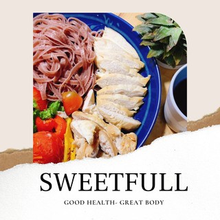 Phở gạo lứt đỏ mới loại đặc biệt ngon eatclean ăn kiêng giảm cân Sweetfull