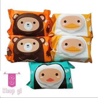 Khăn ướt agi 100 tờ - không mùi - an toàn cho em bé