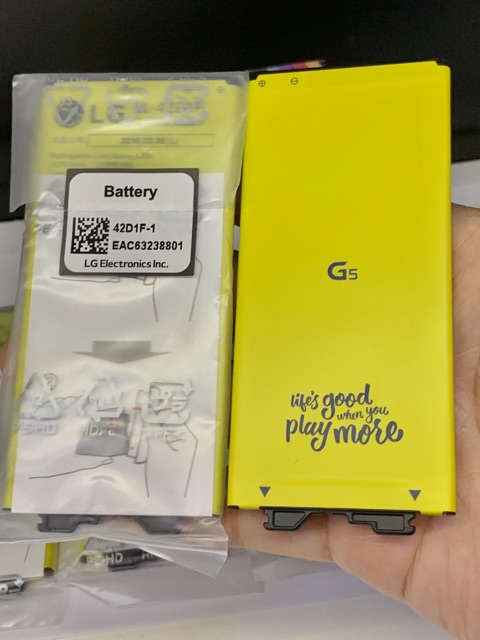 PIN LG G5 CHÍNH HÃNG.ĐÚNG CHẤT LƯỢNG (BAO SỤP NGUỒN TRỌN ĐỜI-BAO CHECK LGVN (PIN ZIN CHỈ CÓ DATE 2016KHÔNG CÓ DATE 2018)