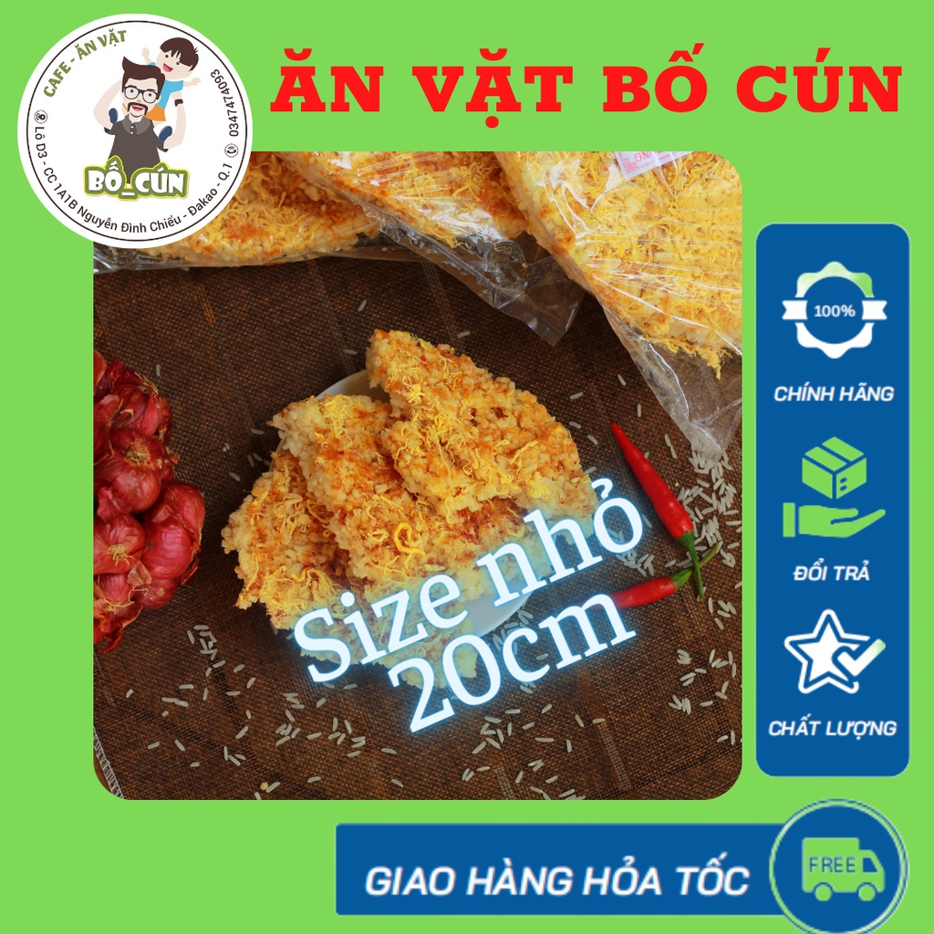 Cơm cháy nước mắm chà bông loại ngon (size nhỏ 180gram)