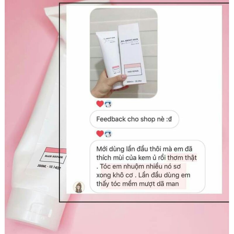 Kem ủ HAIR REPAIR phục hồi tóc hư tổn, khô xơ, chẻ ngọn | 🎁Tặng kèm mũ trùm | BigBuy360 - bigbuy360.vn