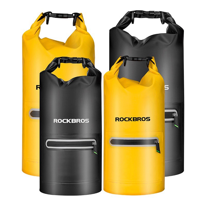 ROCKBROS Outdoor Waterproof Bucket Bag Beach Shoulder Bag Snorkeling Bag Drifting Bag Swimming Bag