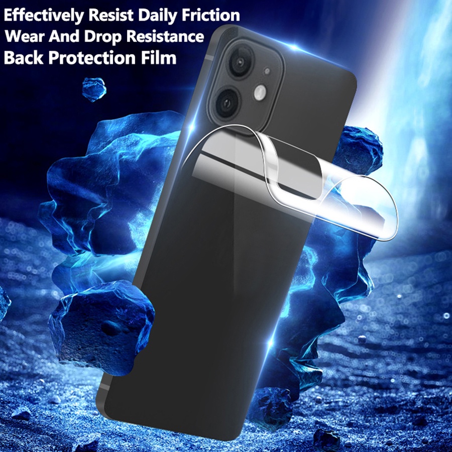 Miếng dán dẻo PPF mặt lưng thích hợp cho iPhone 15 Pro Max 14 13 12 11 Pro Max 13 Mini X XR XS Max 6 7 8 15 Plus SE 2020