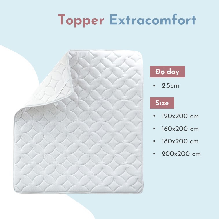 Tấm Lót Đa Năng Everon (Topper) - TOPPER EXTRA COMFORT
