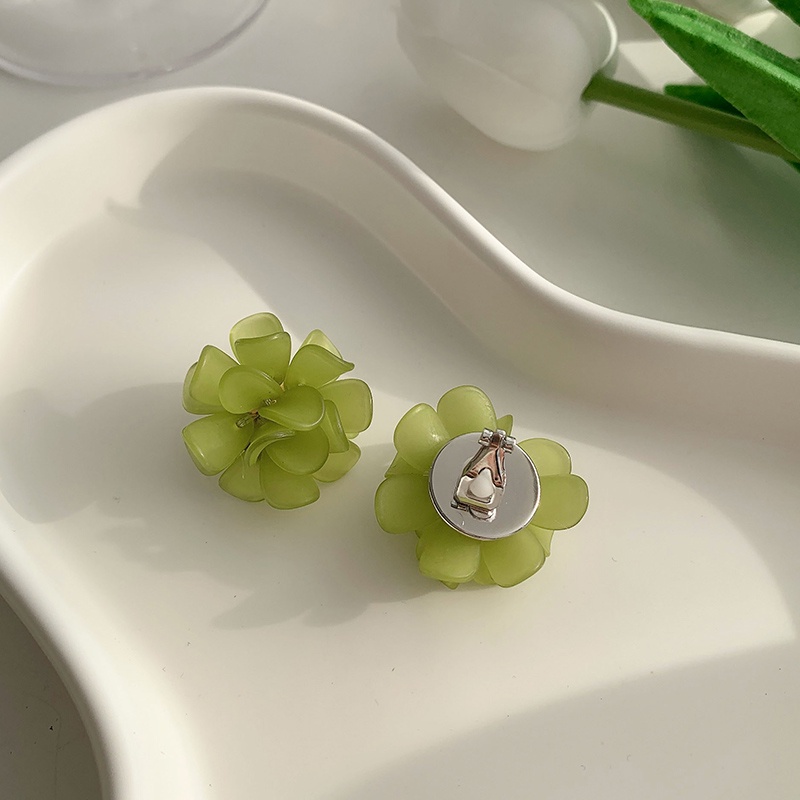 Khuyên Tai Hình Bông Hoa Phong Cách Hàn Quốc Thời Trang