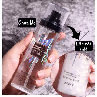 Xịt make up kim tuyến