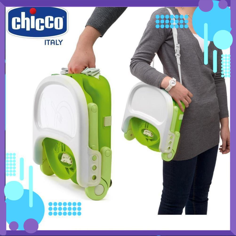 [Freeship] Ghế ăn dặm Pocket Snack Chicco điều chỉnh độ cao