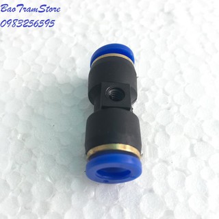 Đế ngang nhựa dùng gắn bep và nối ống phun sương 8mm