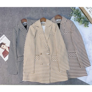 Áo vest dạ kẻ