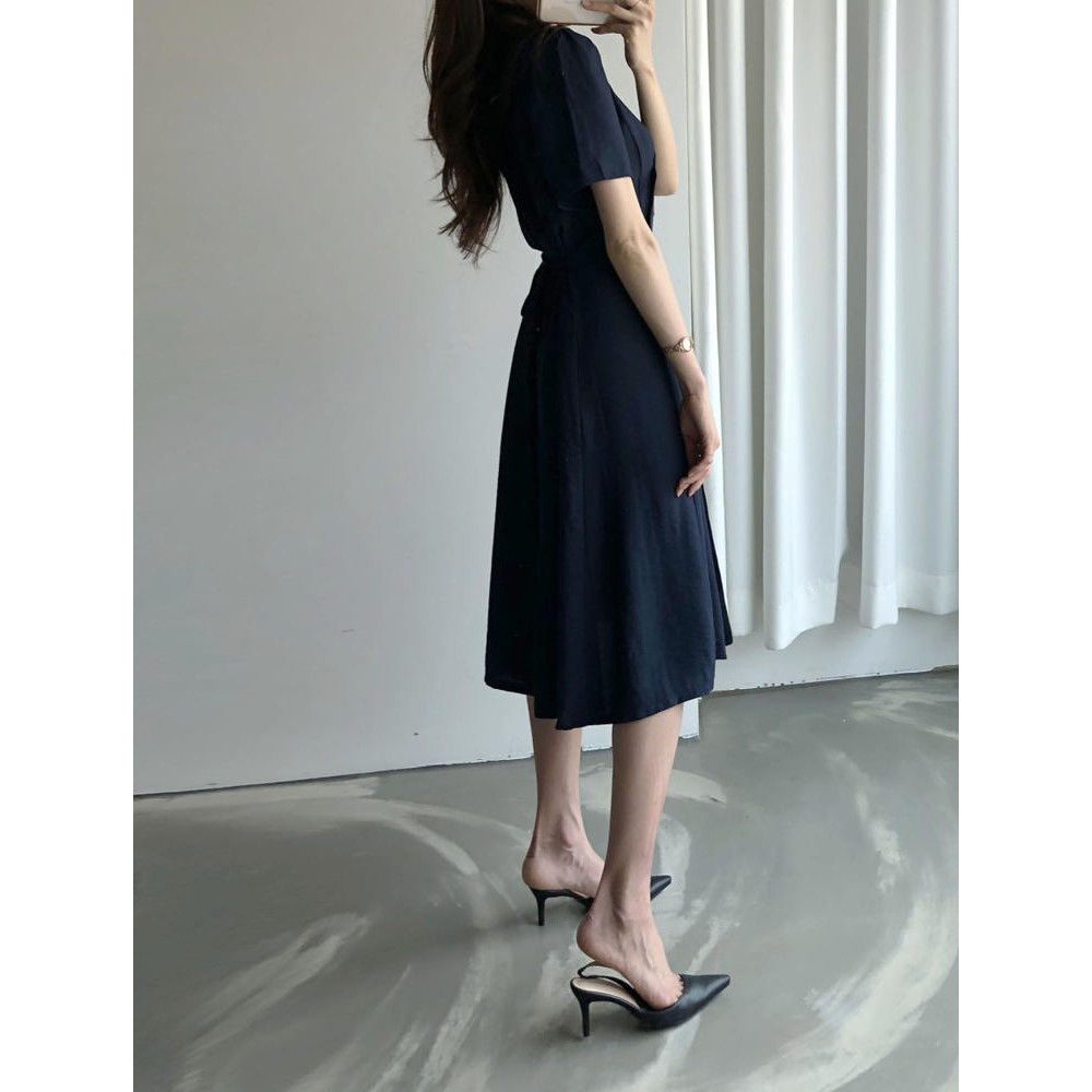 Đầm nữ cổ tim dáng ôm thời trang 33922