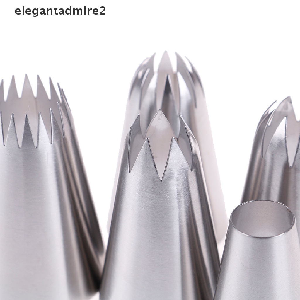 [gant] 5pcs Large Russian Icing Piping Pastry Nozzle Tips Cake Decorag Tool Nozzles .