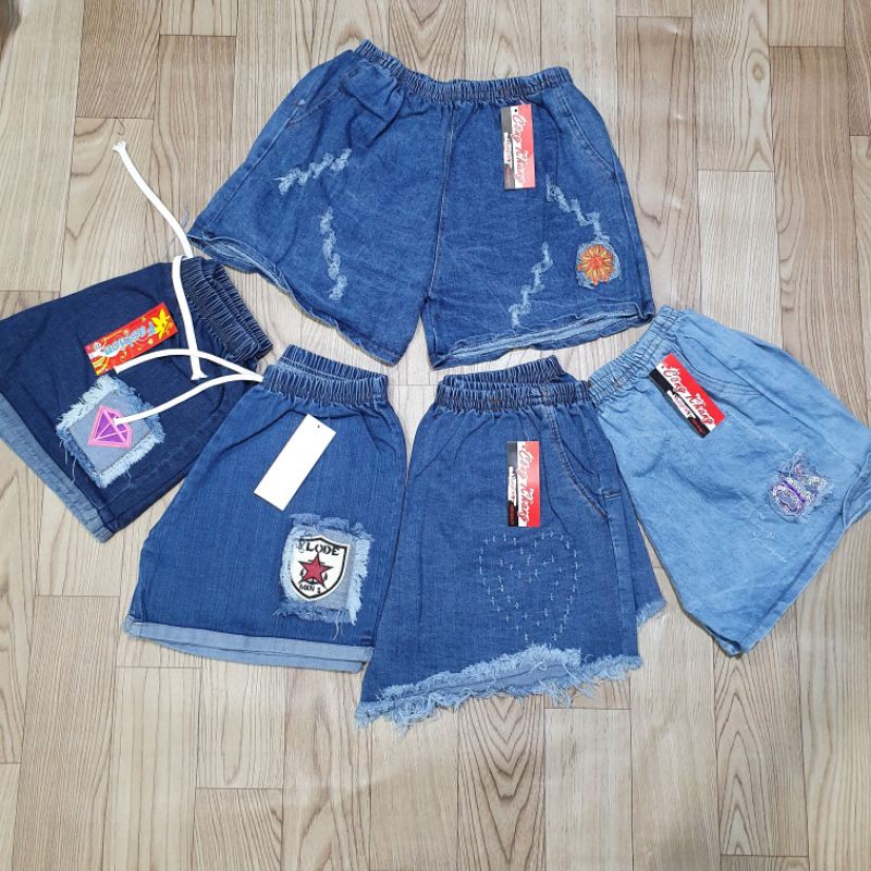 Quần sọt jeans lưng thun, phom 60kg | BigBuy360 - bigbuy360.vn