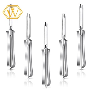 Set 5 dao gọt vỏ rau củ bằng thép không gỉ tiện lợi