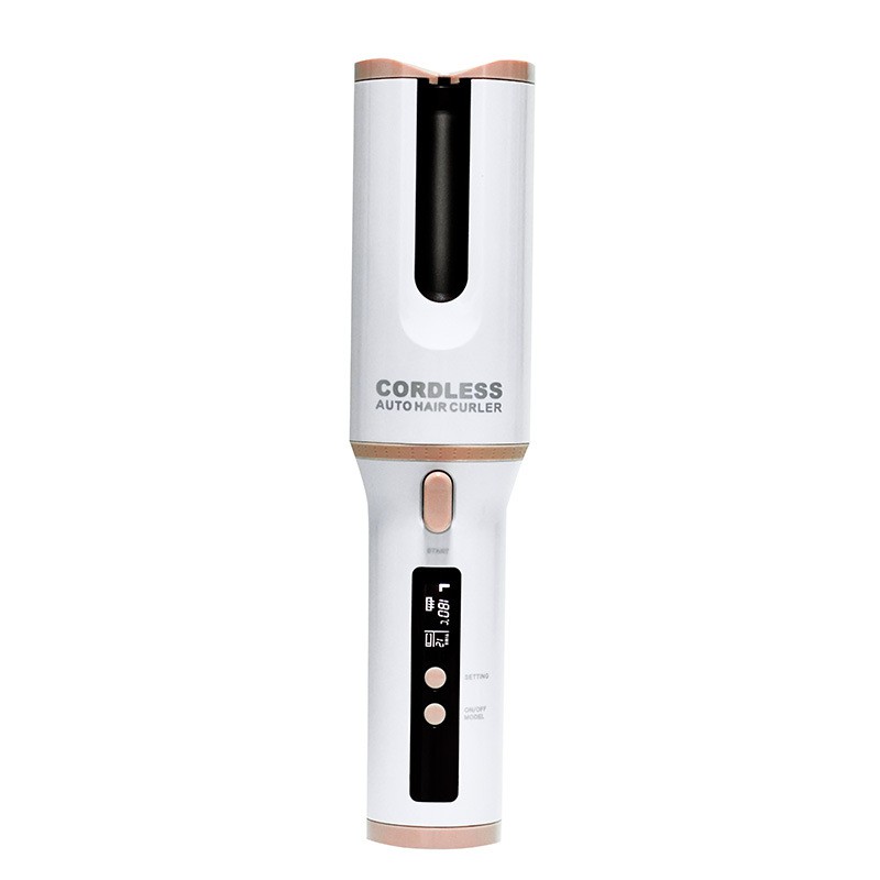 Máy uốn tóc tự động xoay 360 độ máy làm tóc xoăn sóng mini cầm tay 3 in 1 không dây
