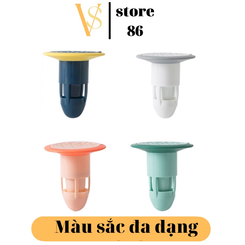 Bộ Nắp Ga Thoát Sàn Ngăn Mùi Hôi Cống Nhà Tắm, Nhà Vệ Sinh - Chống Côn Trùng - Dễ Lắp Đặt