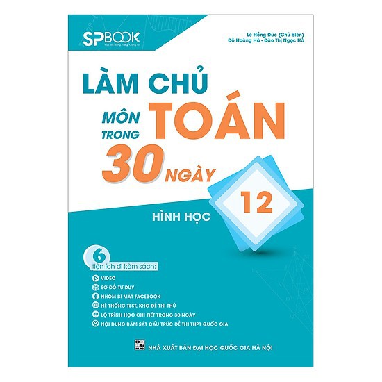 Sách - Combo 3 cuốn Làm chủ môn Toán trong 30 ngày lớp 12 | BigBuy360 - bigbuy360.vn