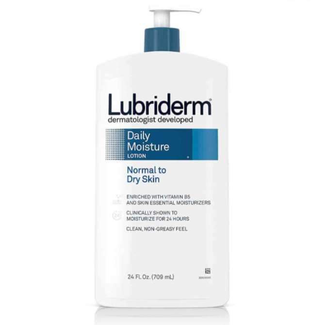 Sữa dưỡng thể Lubriderm Daily Moisture Lotion cho da thường và da khô nội địa Mỹ