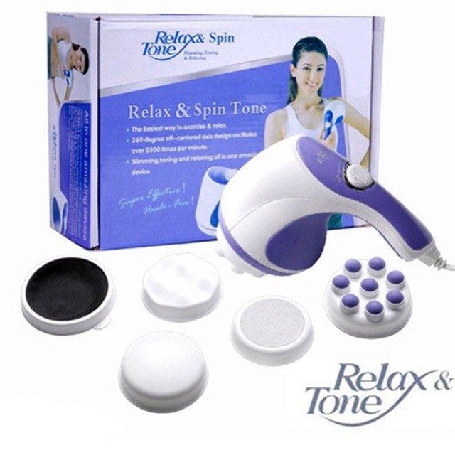 MÁY MASSAGE TOÀN THÂN RELAX SPIN TONE[ BÁN LẺ= BUÔN SỈ ]