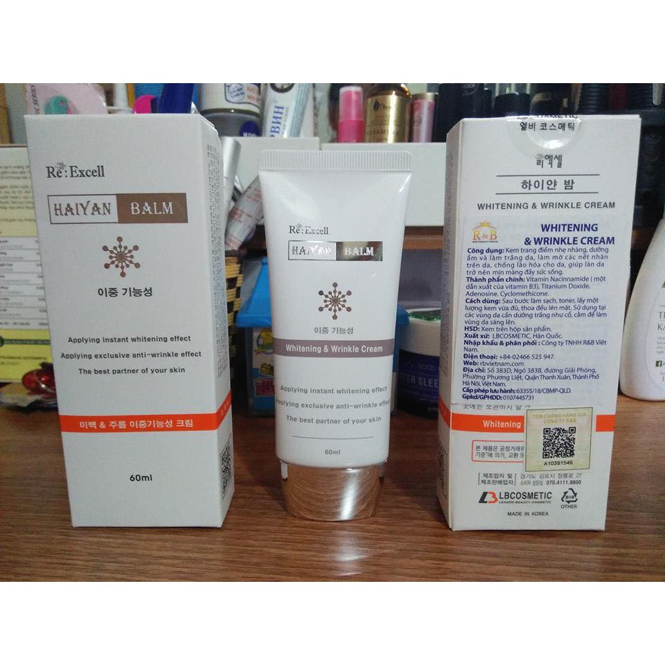 Kem Dưỡng Trắng – Whitening &amp; WrinKle Cream