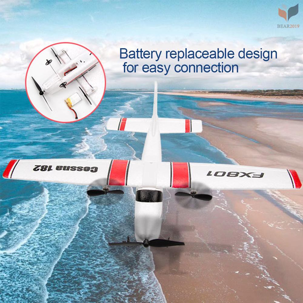 Máy Bay Điều Khiển Từ Xa Bear-Fx801 Cessna 182 2.4ghz 2ch