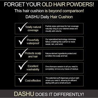 Phấn Dashu chống rụng tóc, hair cushion 26g [sunflower1968]