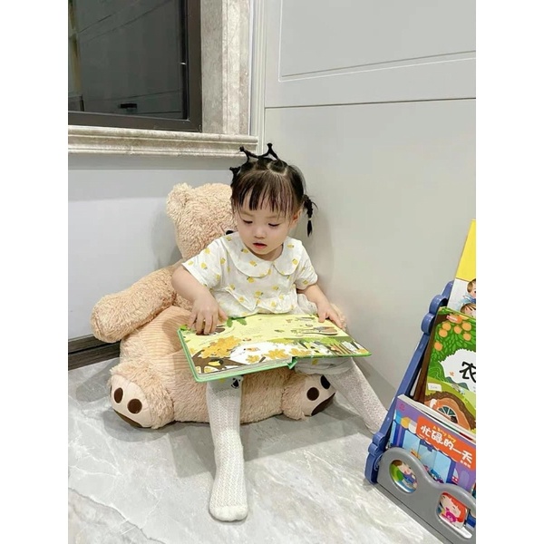 Ghế Bệt Gấu Xinh Hotrend_Ghế Sofa Mini_Ghế Gấu Bông Derco [Hàng Chuẩn Xịn]