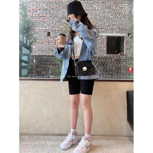 Áo Jean Logo Trắng