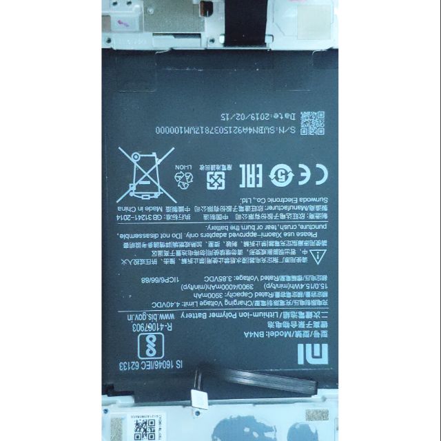 Pin Redmi Note 7 Zin Bốc Máy