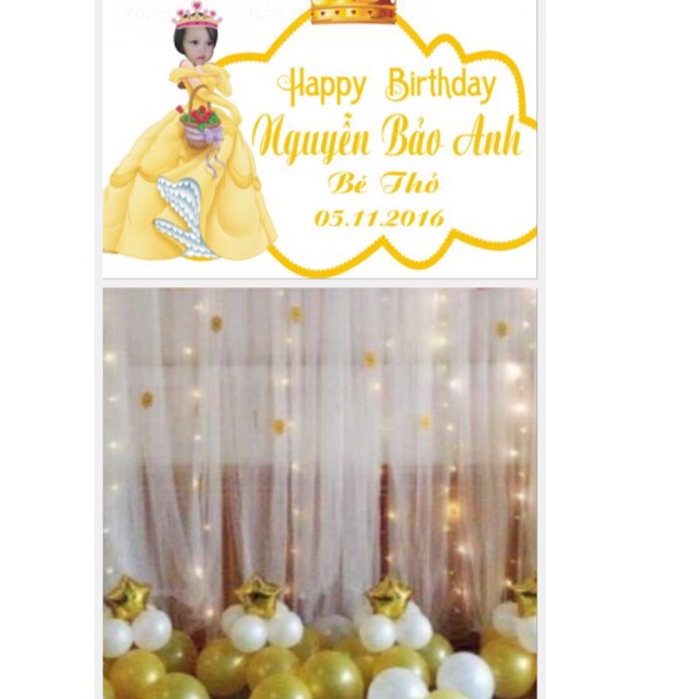 Combo bảng tên + Vải voan