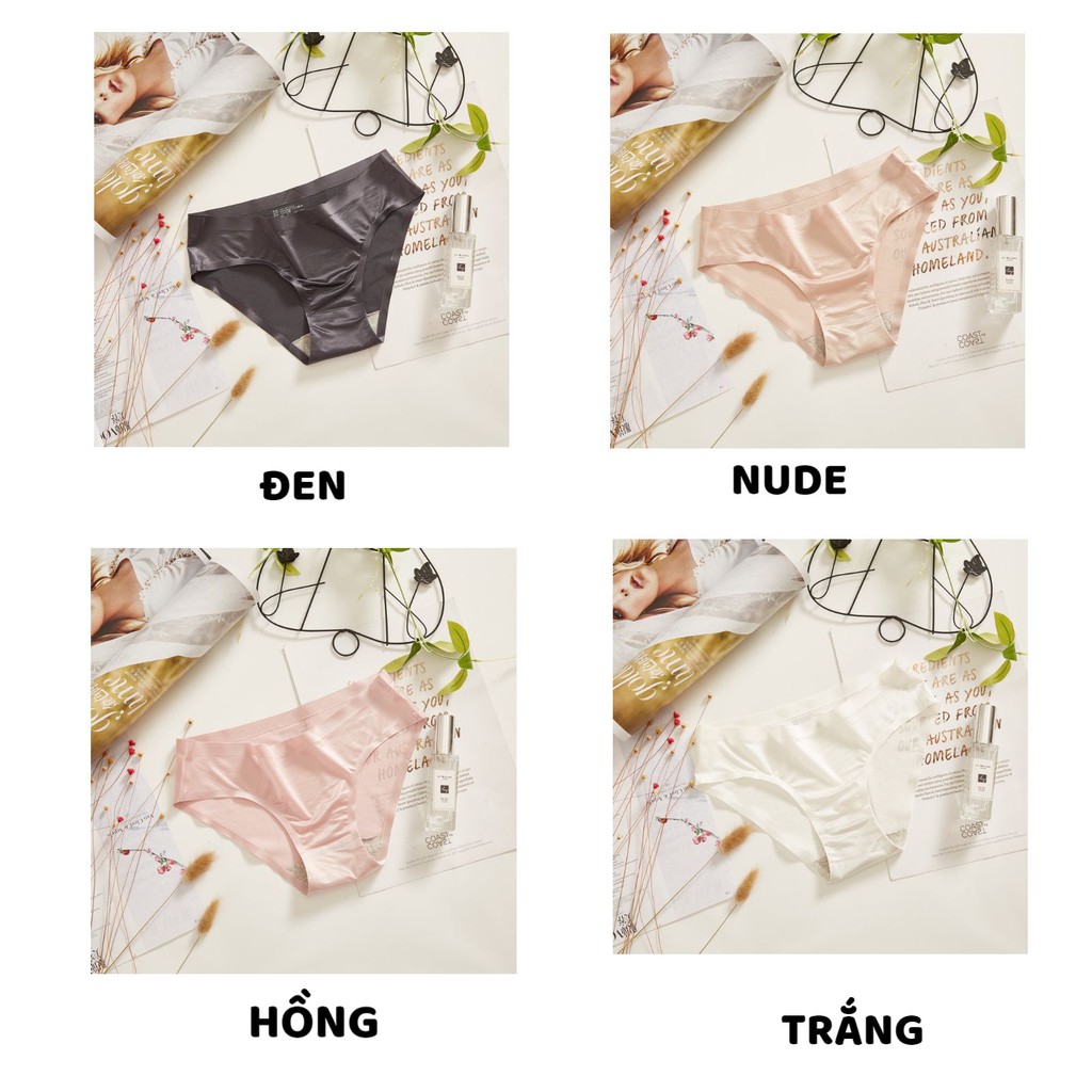 Quần Lót Nữ ❤️FREESHIP❤️ Quần Lót Lụa su siêu mỏng thoáng mát mềm mại tôn dáng mã 4028 | BigBuy360 - bigbuy360.vn
