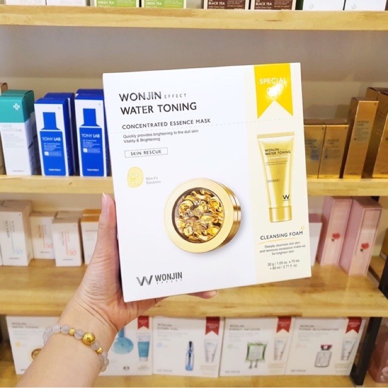 Wonjin Effect Water Toning Mask - MẶT NẠ DƯỠNG TRẮNG DA