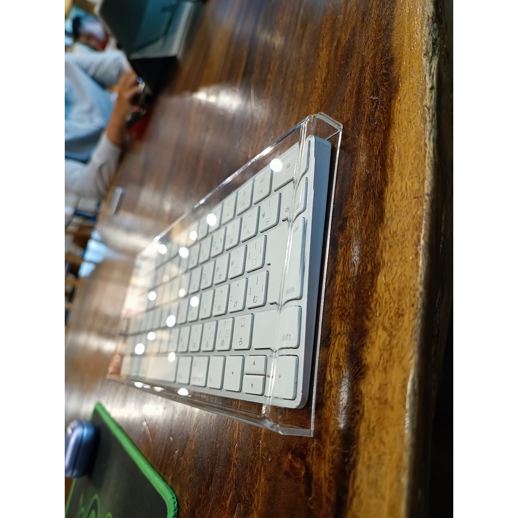 Nắp mica che bụi chống nước cho bàn phím apple cover magic keyboard tấm acrylic ngăn bụi magic mouse trong suốt đủ size