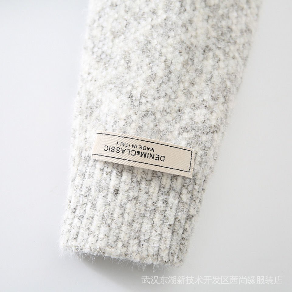 Áo Sweater Dệt Kim Dày Chui Đầu Cổ Lọ Phong Cách Hàn Quốc Thời Trang Mùa Đông Mới Cho Bé
