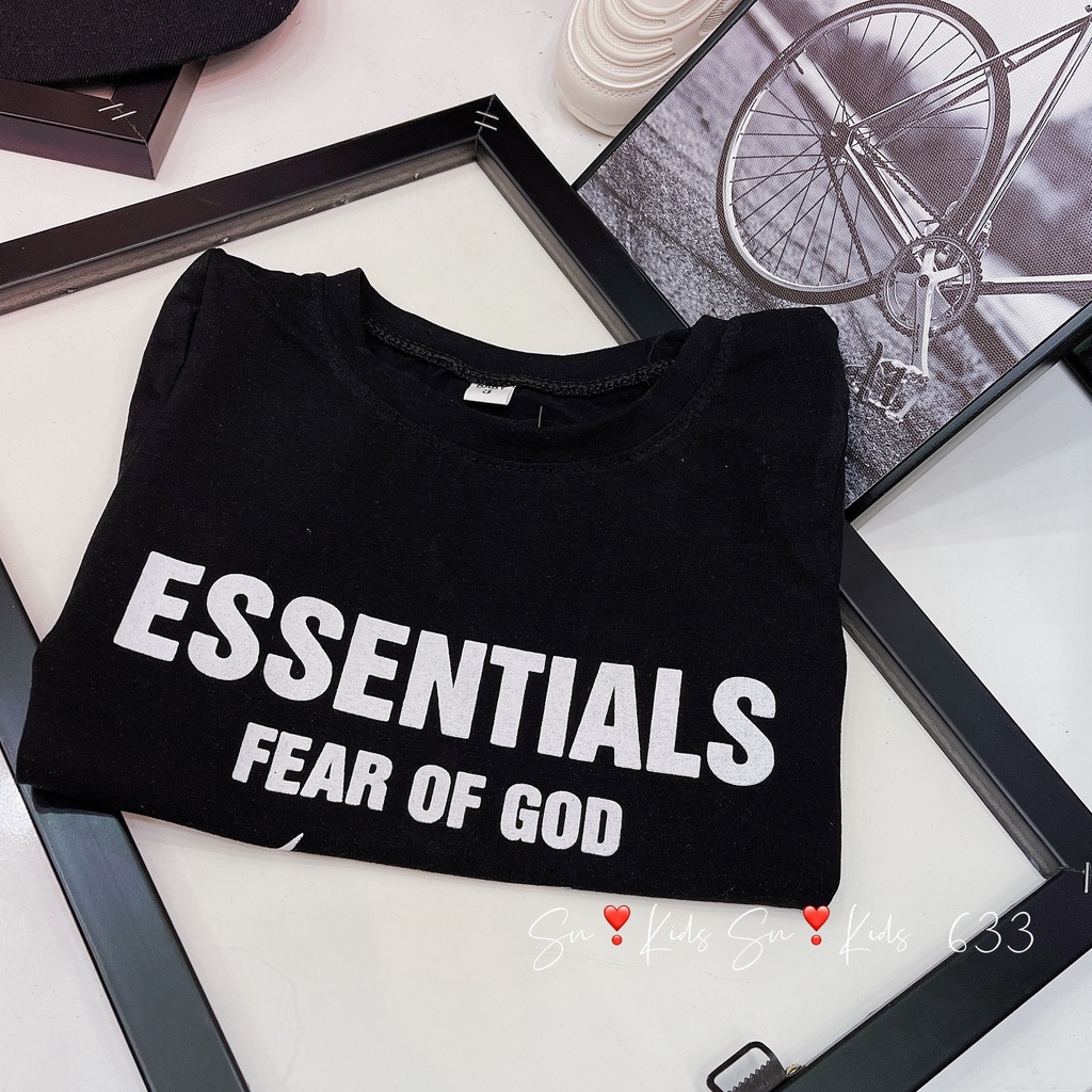 Bộ cộc tay bé trai, Bộ cotton Essent quần 1 sọc túi thật cho bé size 8-38kg