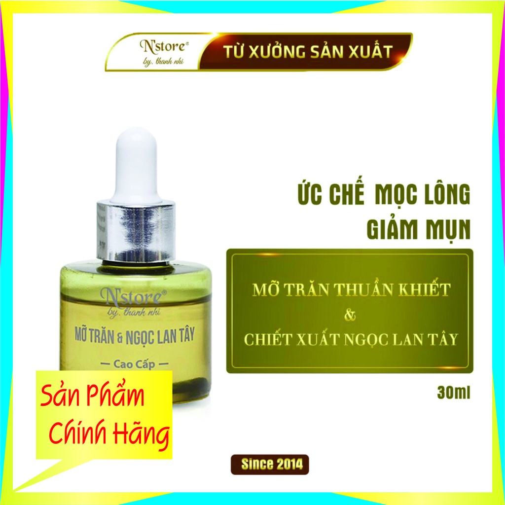 Mỡ Trăn Ngọc Lan Tây N'store triệt lông mặt, nách, bikini, tay chân,...dưỡng da