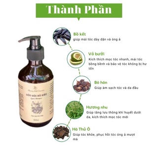 COMBO CỐT GỘI BỒ KẾT - Ủ XẢ BƯỞI DỪA ( Tặng dưỡng mi + xịt bưởi )
