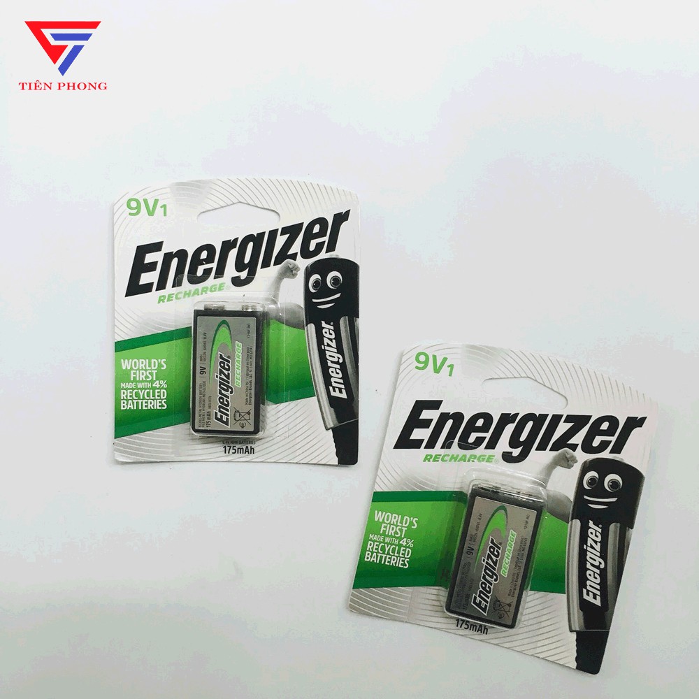 Pin Sạc 9v vuông Energizer chính hãng - Vỉ 1 viên