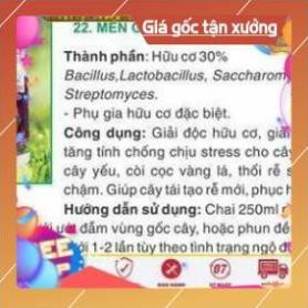 MEN GỐC NO4 250ML - CHUYÊN GIA GIẢI ĐỘC CHO CÂY TRỒNG BỊ NGỘ ĐỘC PHÂN BÓN, NGỘ ĐỘC THUỐC BVTV,...