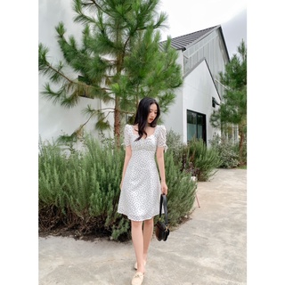 Đầm Heily - Đầm midi nhún ngực