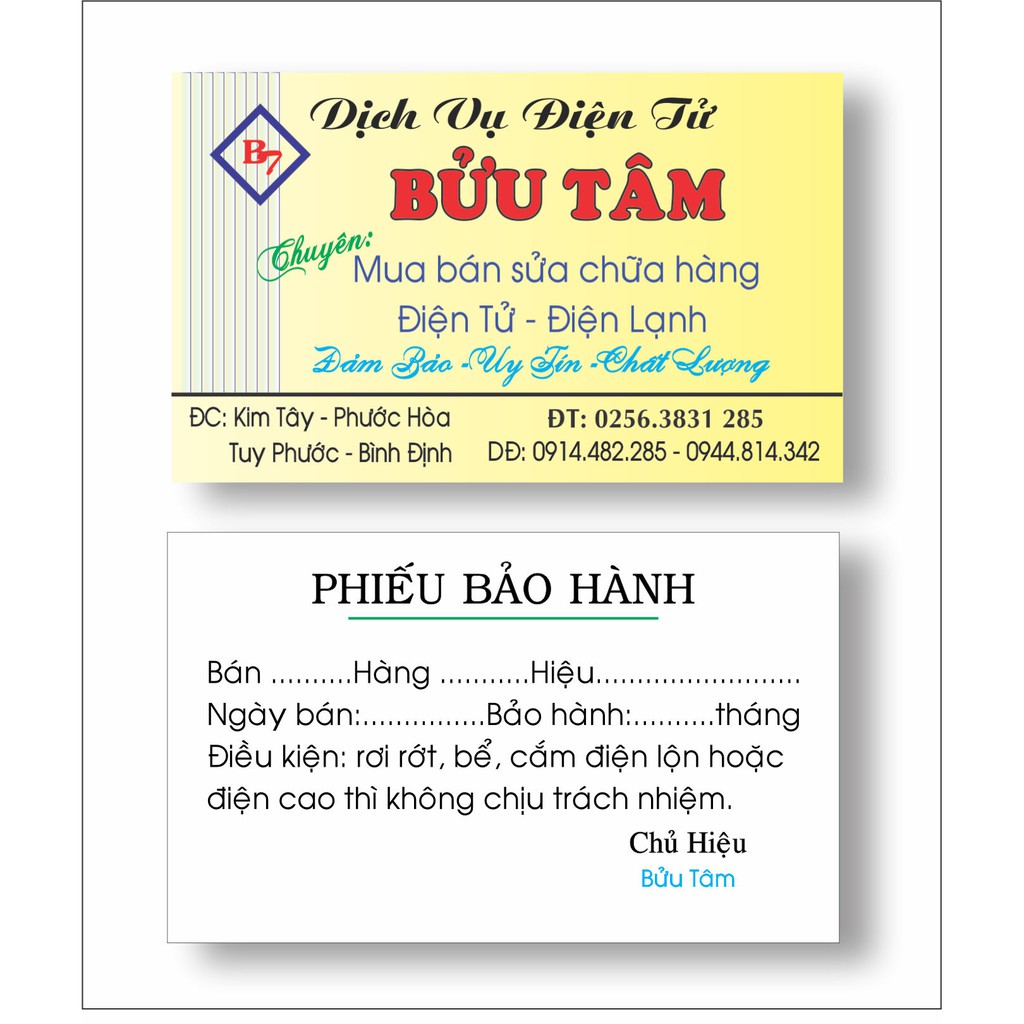 In 1000 cái danh thiếp / name card / card visit vân