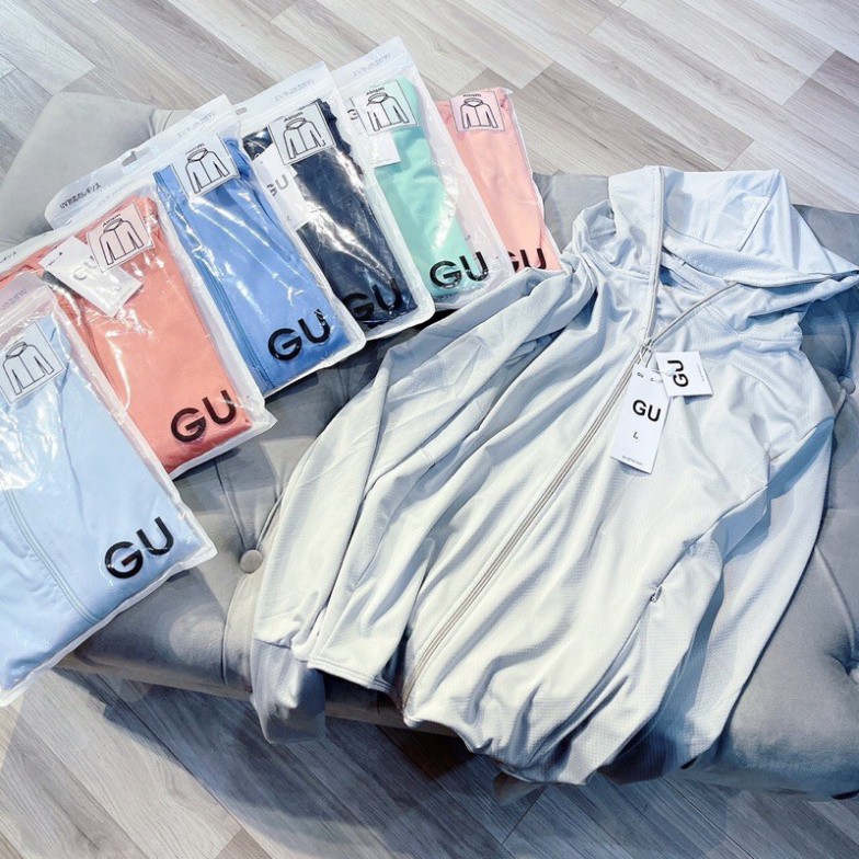[ Mã WASTRUN4 giảm 10% tối đa 30K đơn 99K] Áo Chống Nắng GU Thông Hơi Cao Cấp Phiên Bản 2021 Cho Nữ